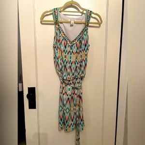 White House Black Market Colorful dress